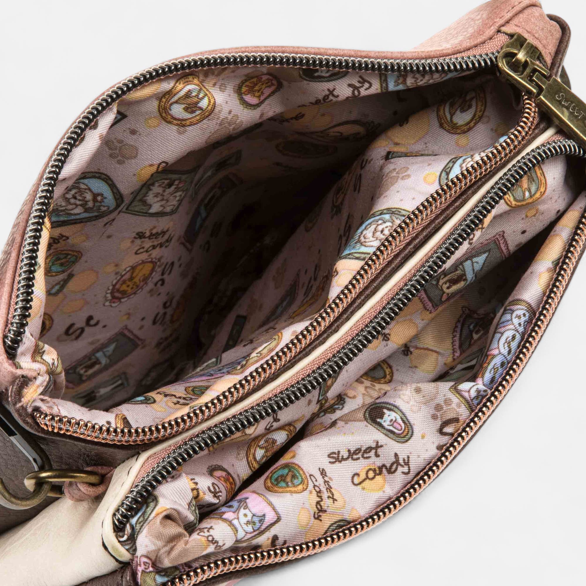 Sac bandoulière rose