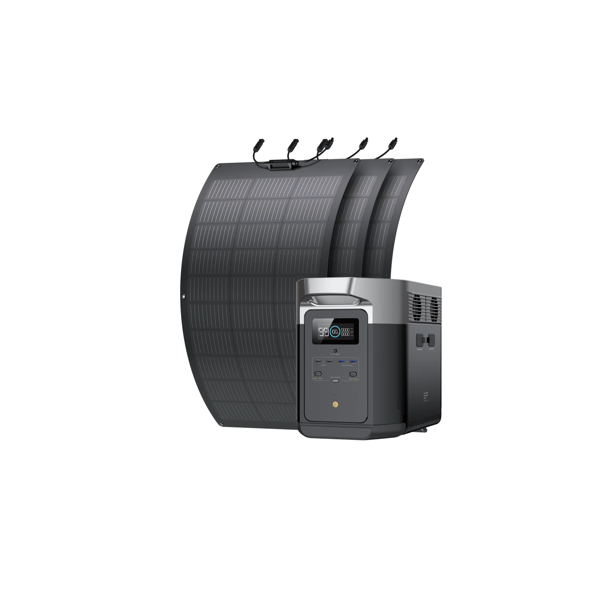 EcoFlow DELTA Max Solargenerator (Flexibler PV100W)