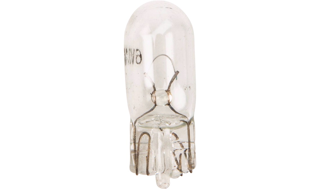 Pære glassokkel T10 6V-3W