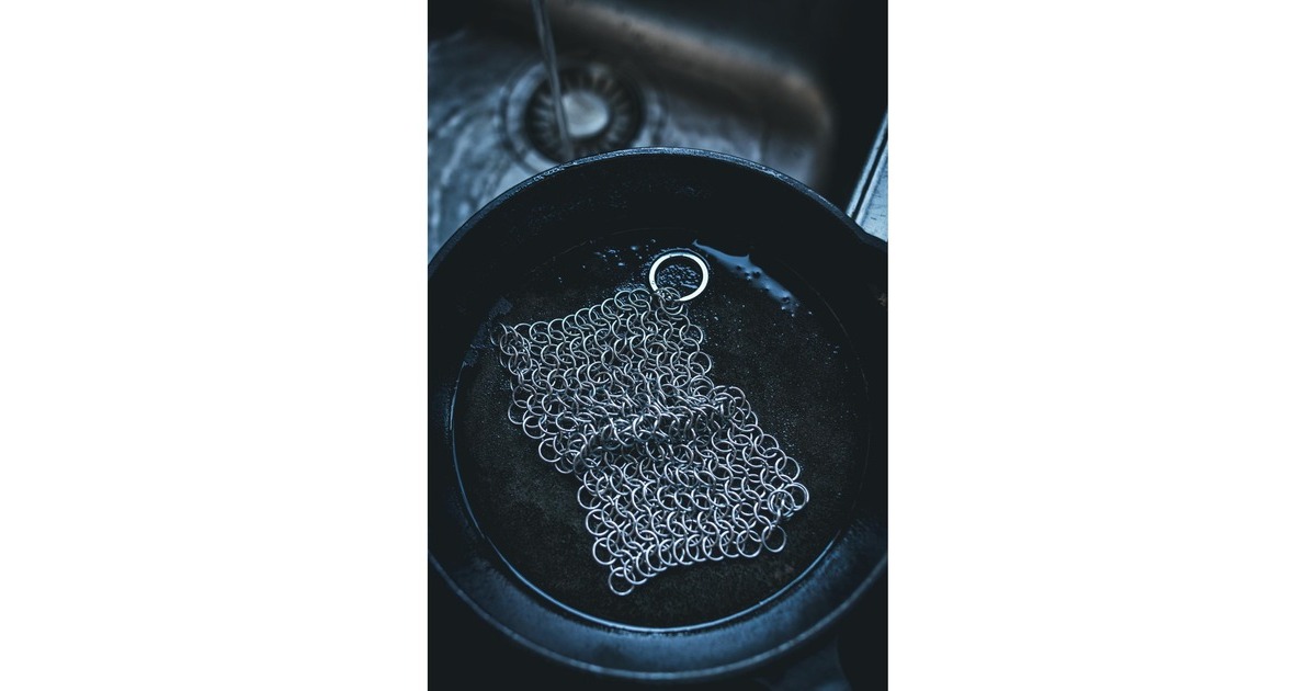 The WindmillChain Mail cleaner  borstel  (Roestvrij staal)