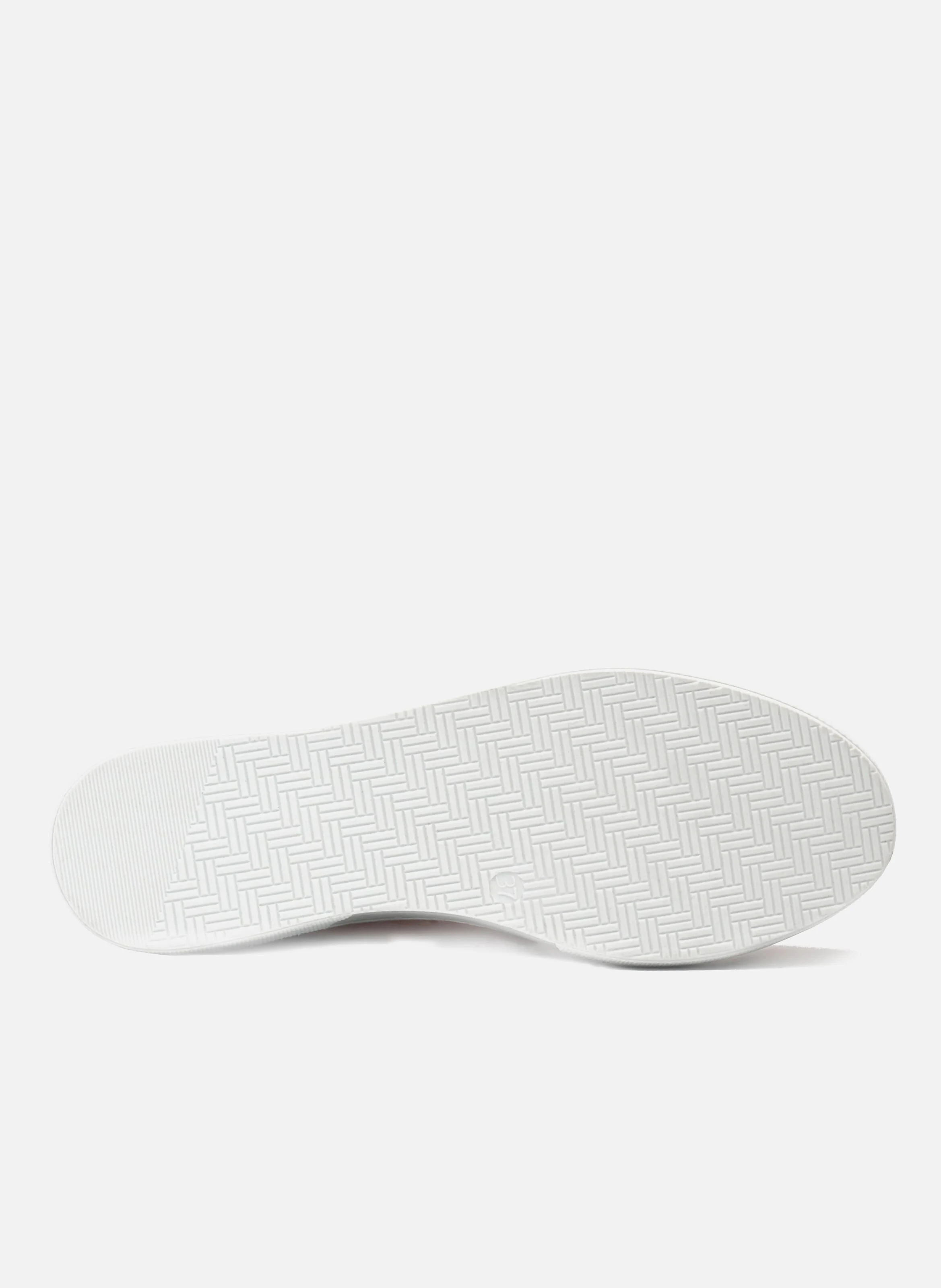 Baskets à scratch cuir lisse | Noir