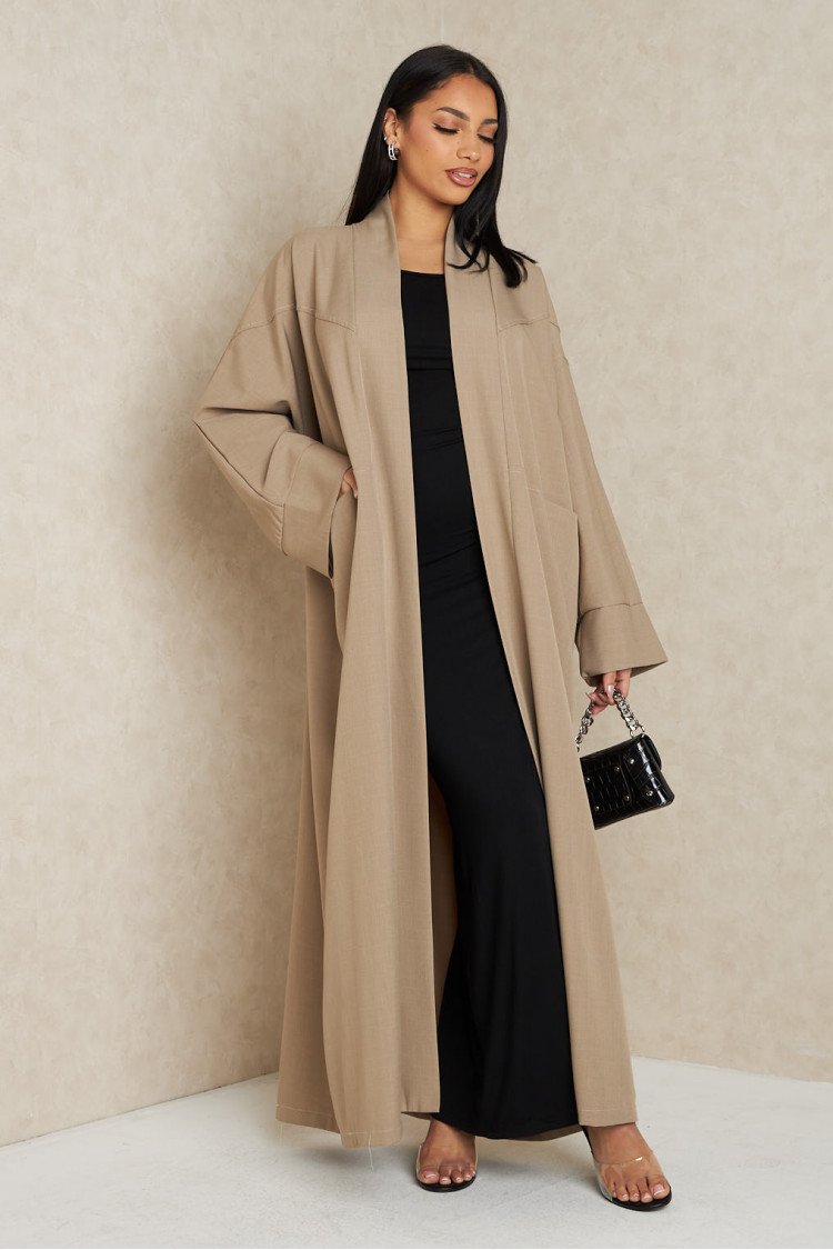 Kimono beige ample