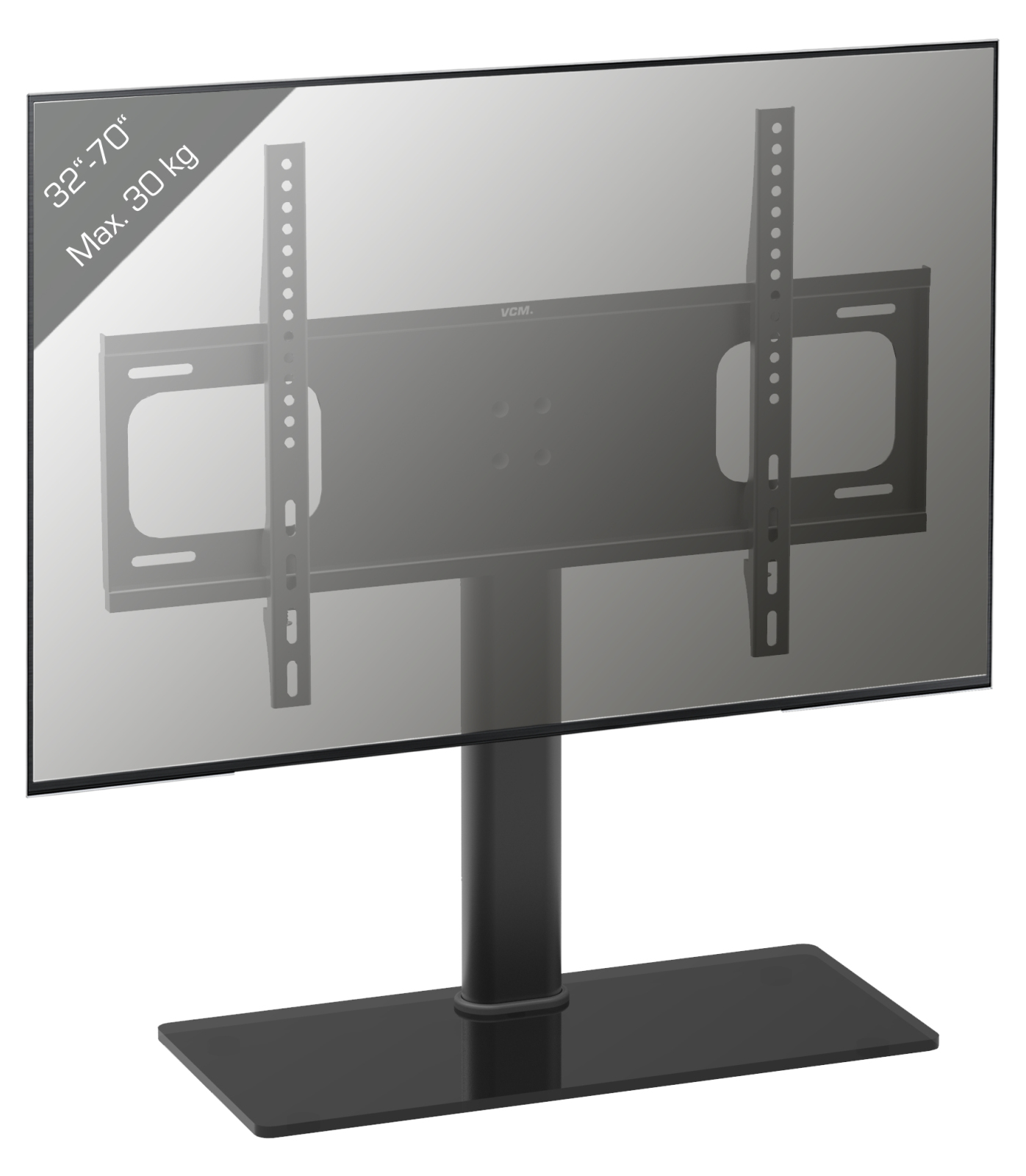 TV-Tisch-Standfuß B-TTS600 - schwarz - für 32