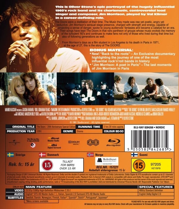 The Doors - The Movie - Blu-Ray