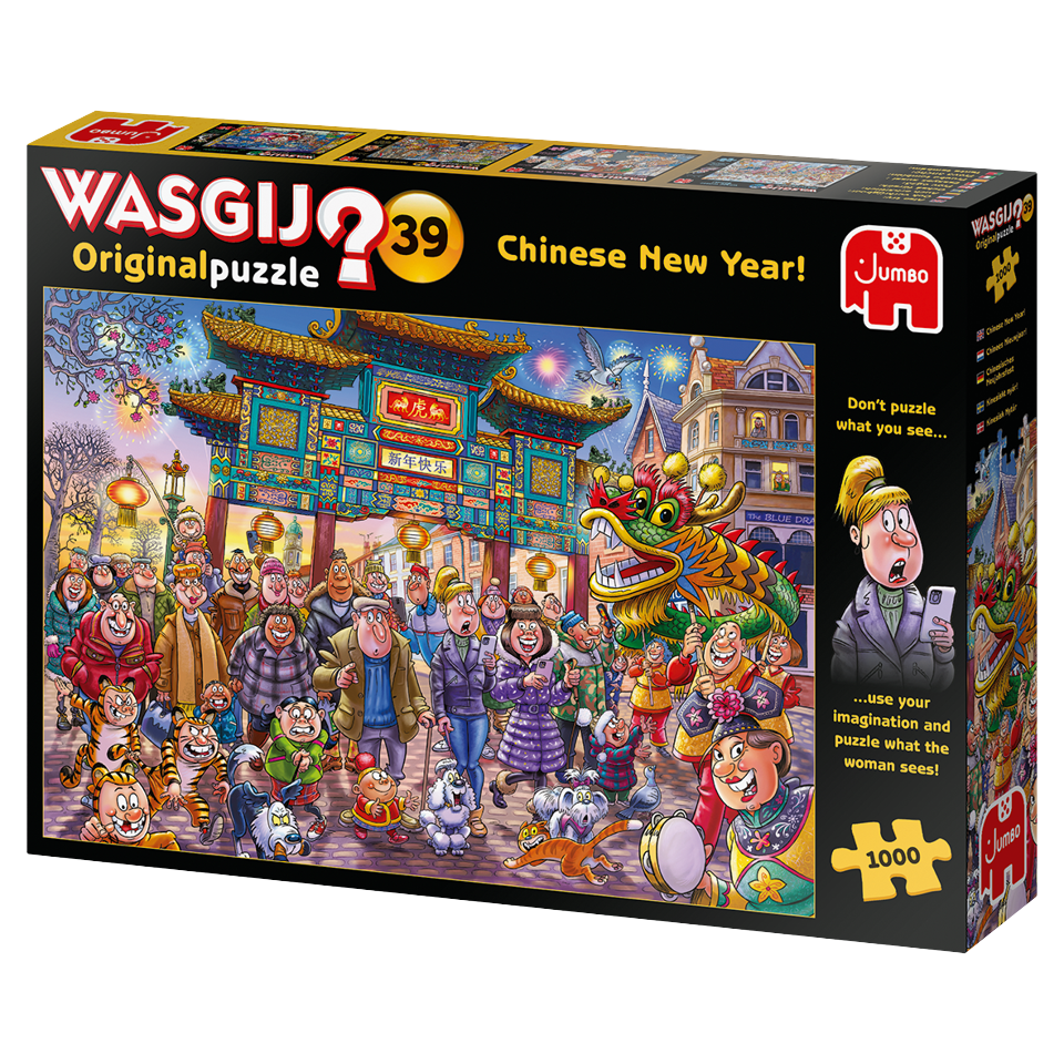 Wasgij - Original - #39 Kinesisk Nytår! (1000 brikker)