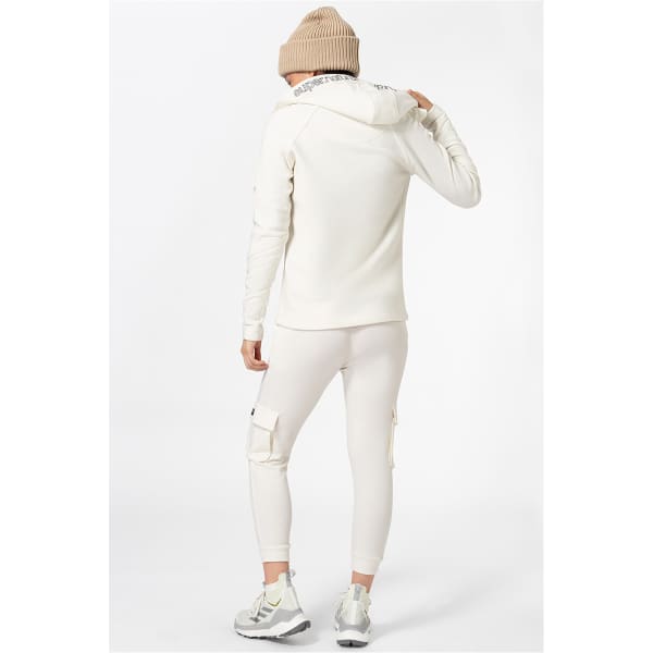 Veste polaire randonnée SUPER.NATURAL W ALPINE ACTIVE HOODIE FRESH WHITE