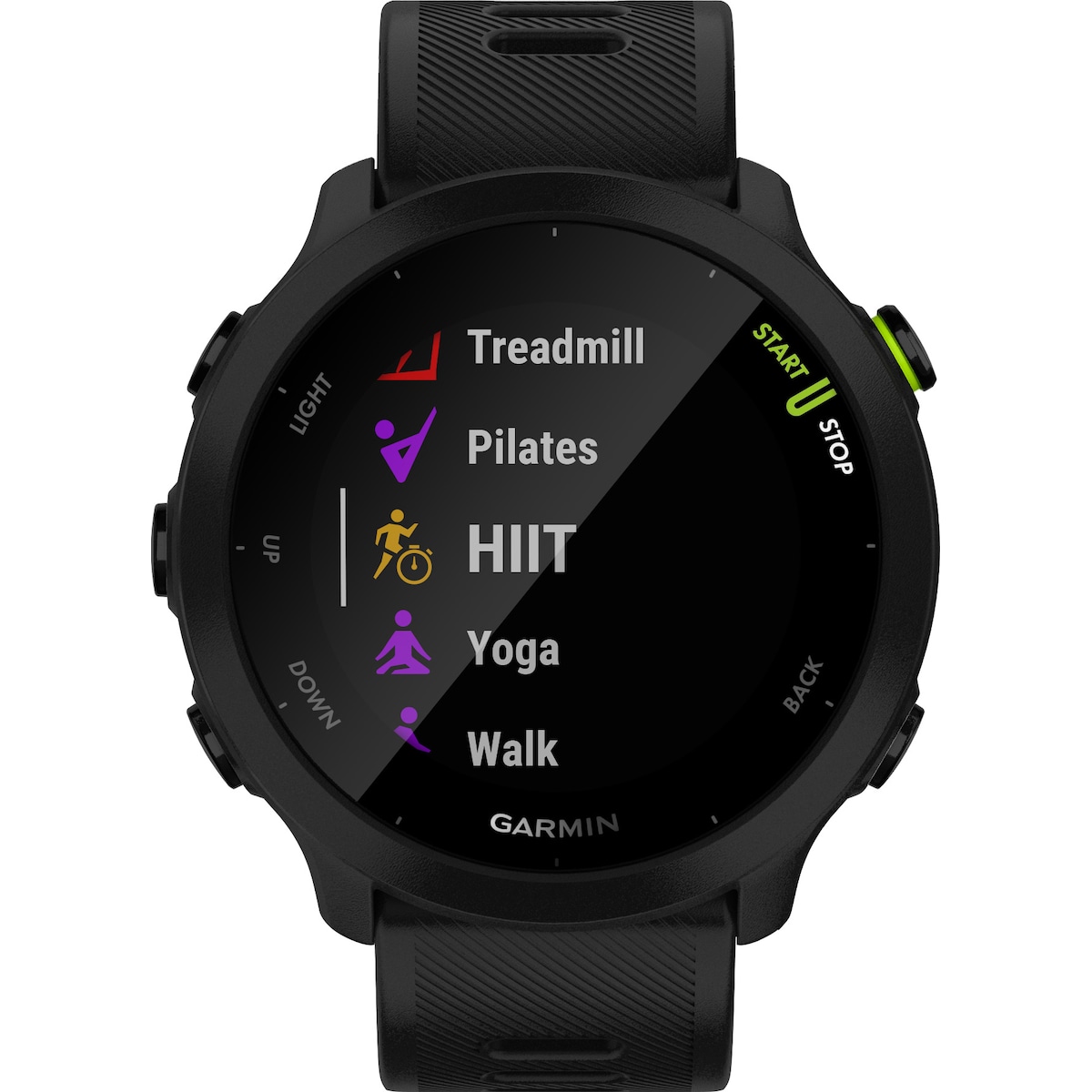 Garmin Forerunner 55 GPS sportsklokke (sort)
