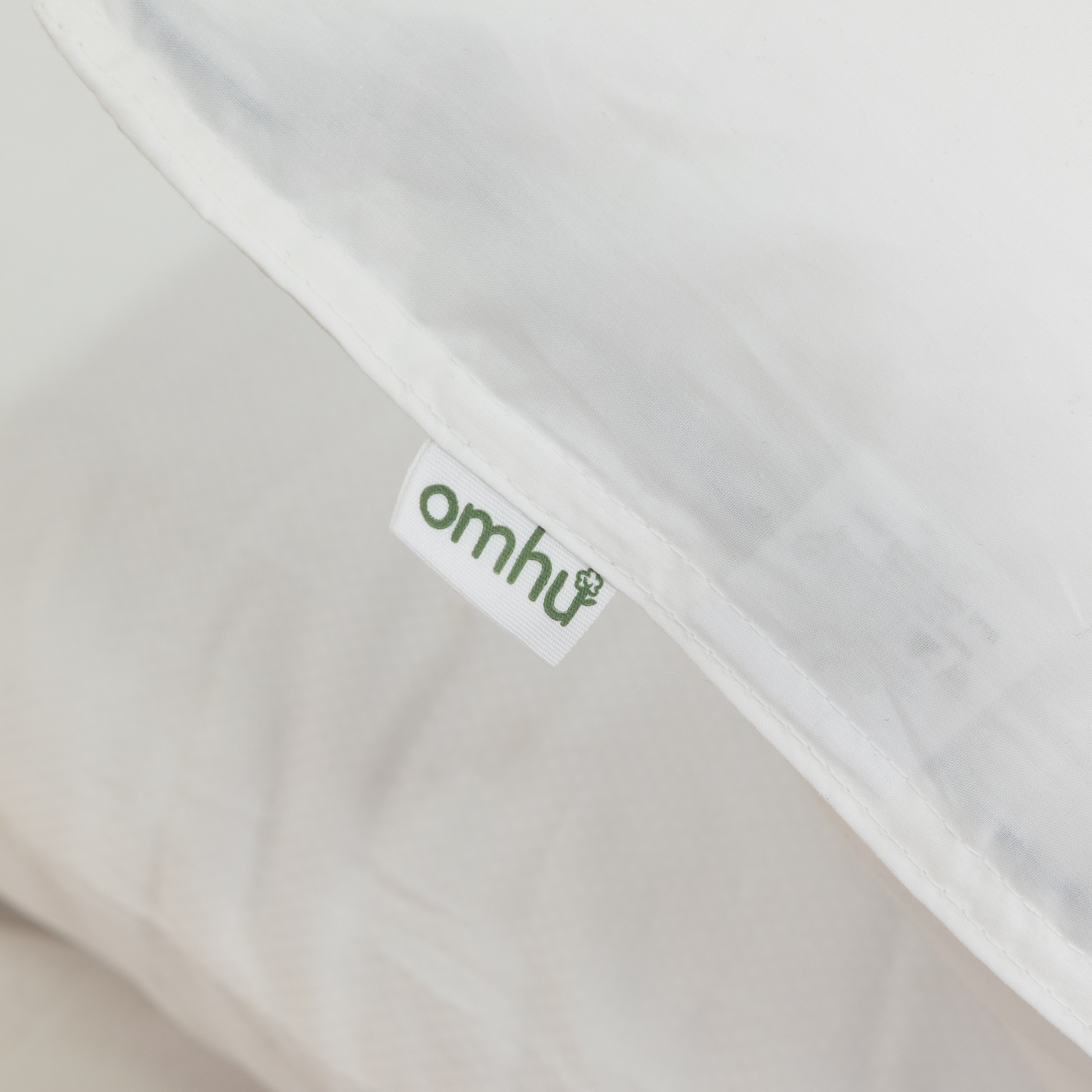 Omhu  Percale sengetøj - hvid