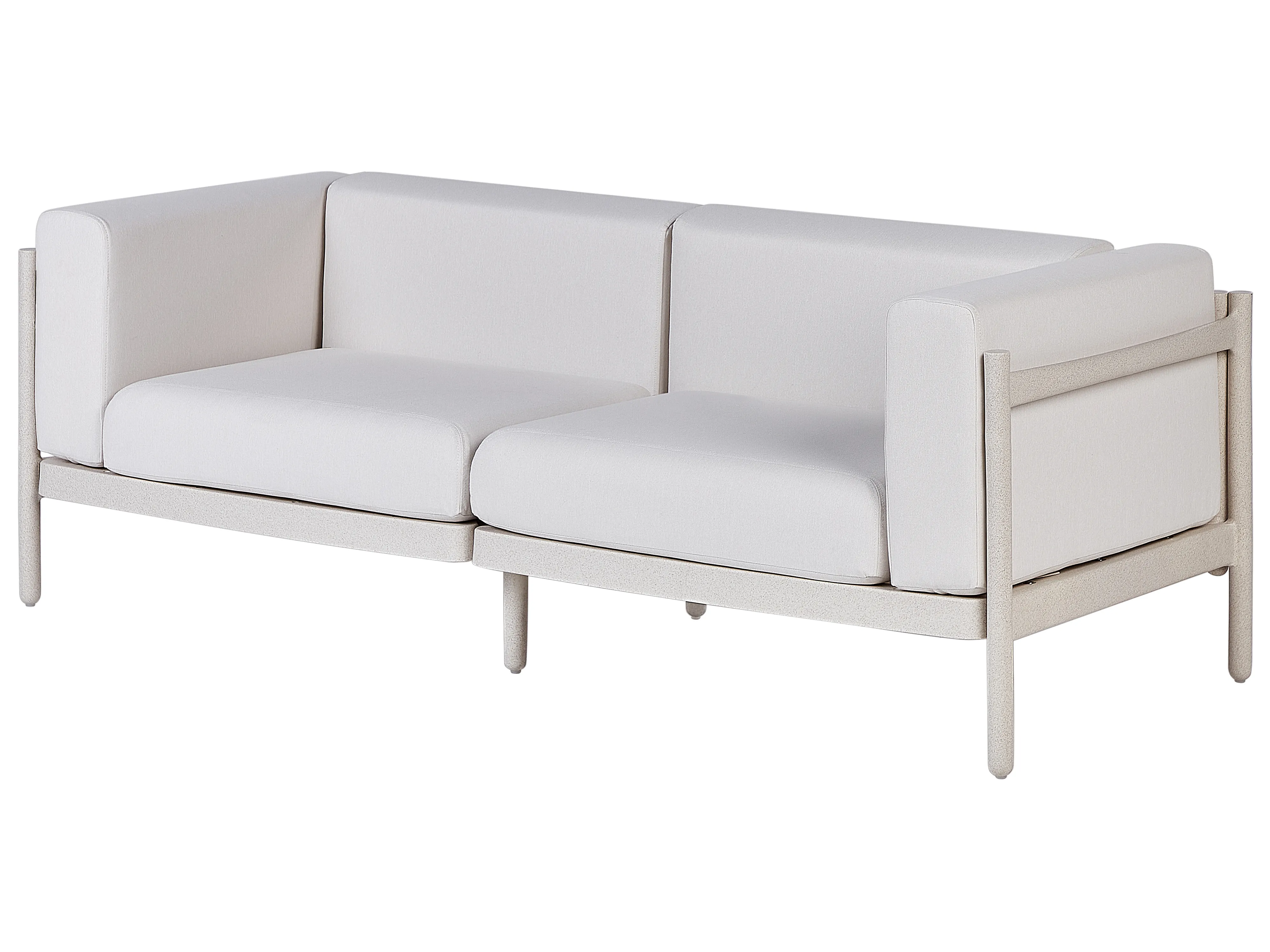 Loungeset met tafel 4-zits FERRETTI Lichtbeige