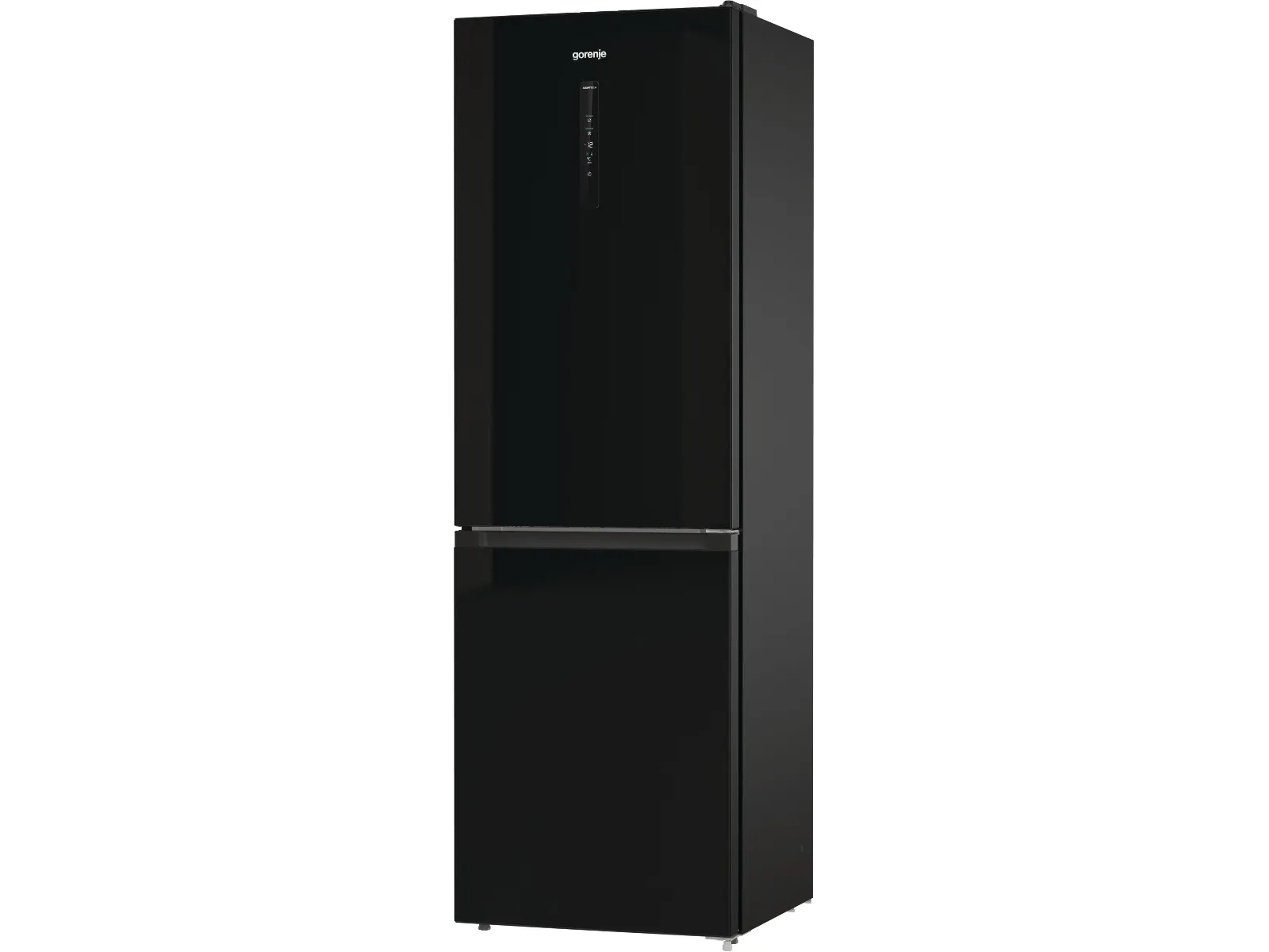 Gorenje NRK6192ABK4 - Køleskab/fryser - bund-fryser - bredde: 60 cm - dybde: 59.2 cm - højde: 185 cm - 300 liter - Klasse E - sort