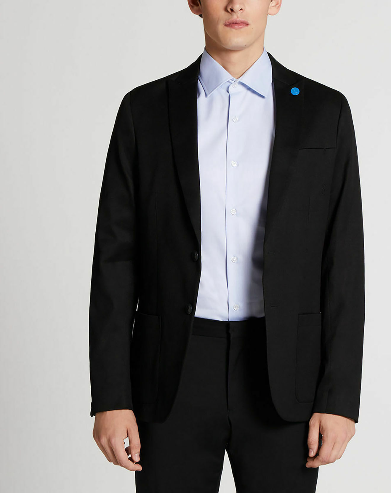 Scotch & Soda Blazer habillé 2 Boutons noir