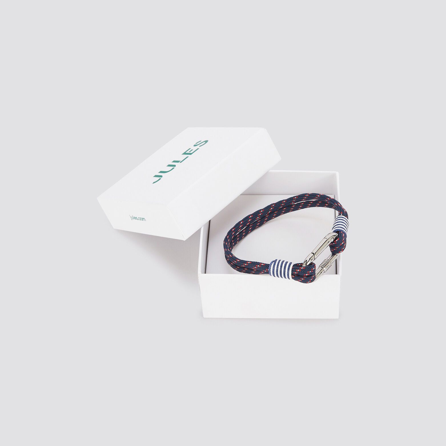 Bracelet lien cordelette Bleu foncé