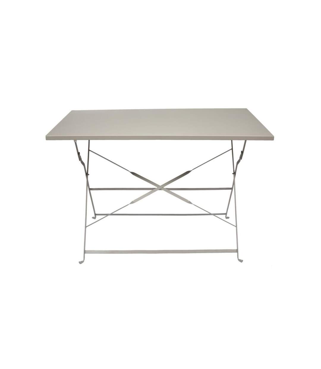 Paris Prix - Table De Jardin Pliante palerme 110cm Taupe
