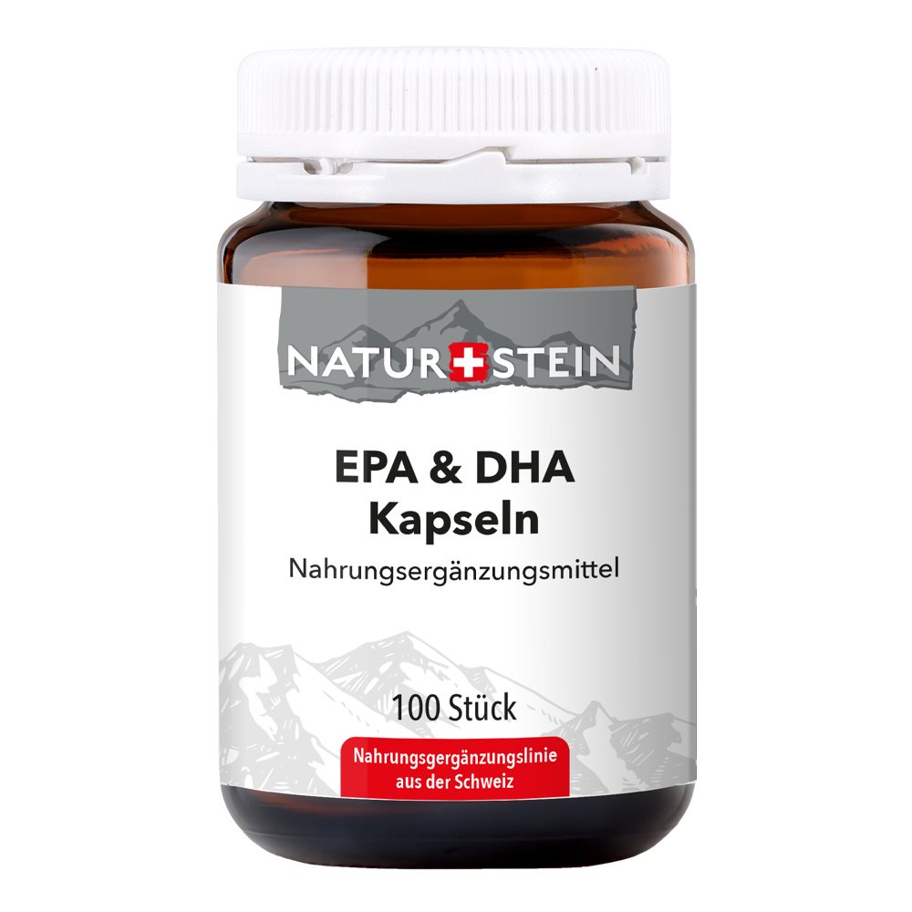 NATURSTEIN EPA & DHA<br>100 Stück, Glas, Kapsel