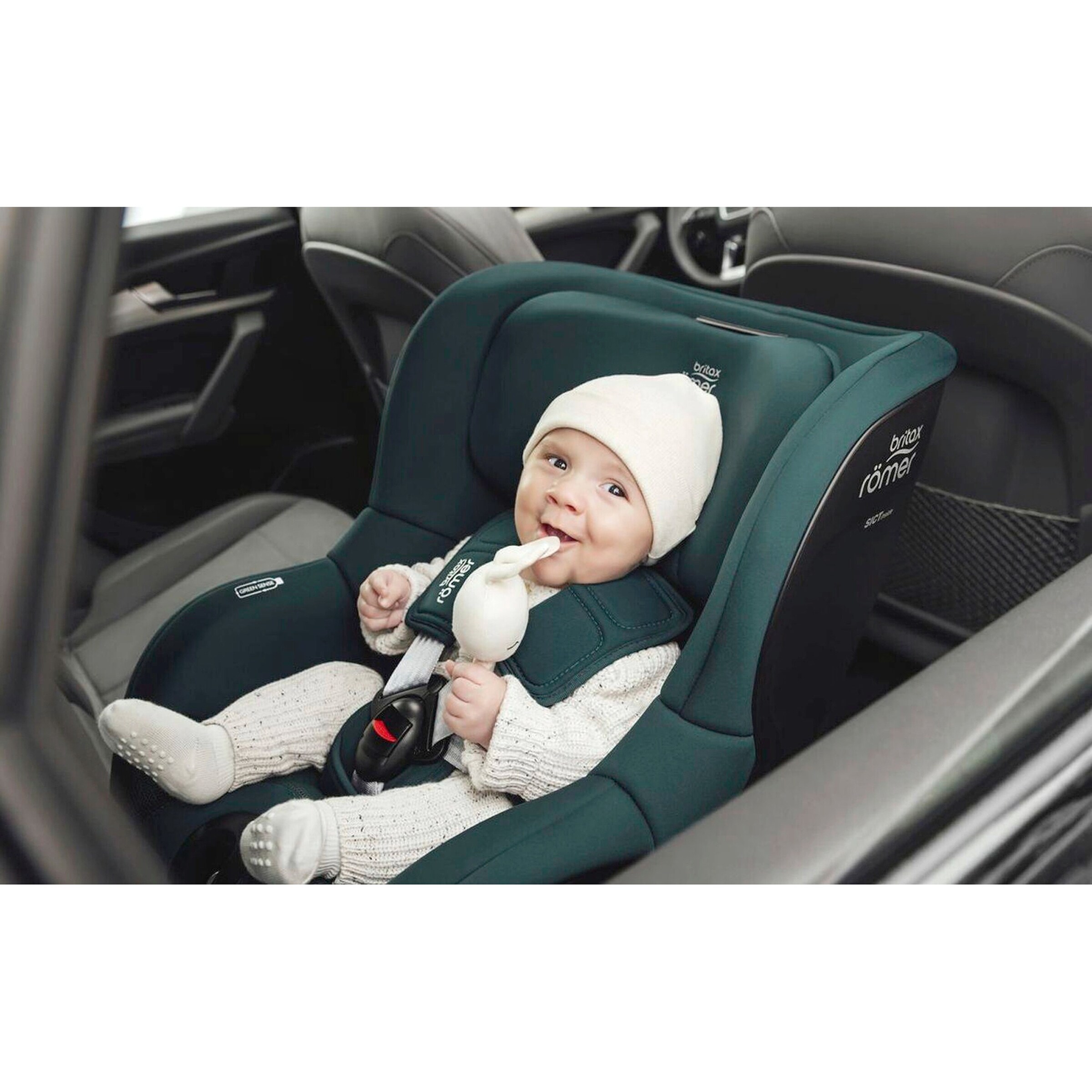 Britax Römer - Britax Römer Diamond Kindersitz DUALFIX PRO M i-SIZE GREEN SENSE atlantic green