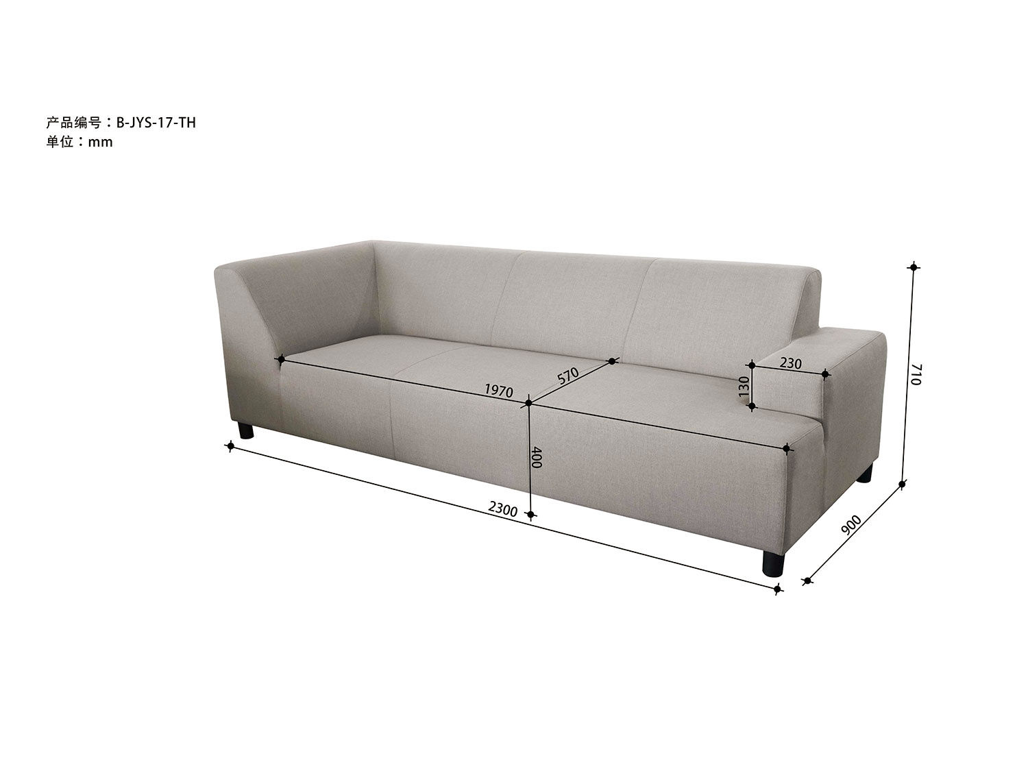 Gartenlounge Dave – aus schnelltrocknendem Quick-Dry-Foam™