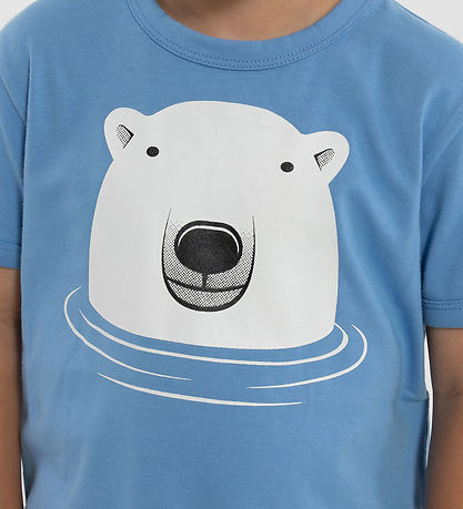 ANIMAL T-Shirt - DyrGrowl - Ice Blue Neuer Eisbär
