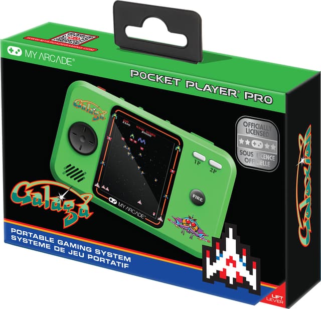 My Arcade Pocket Player Pro Galaga håndholdt konsol