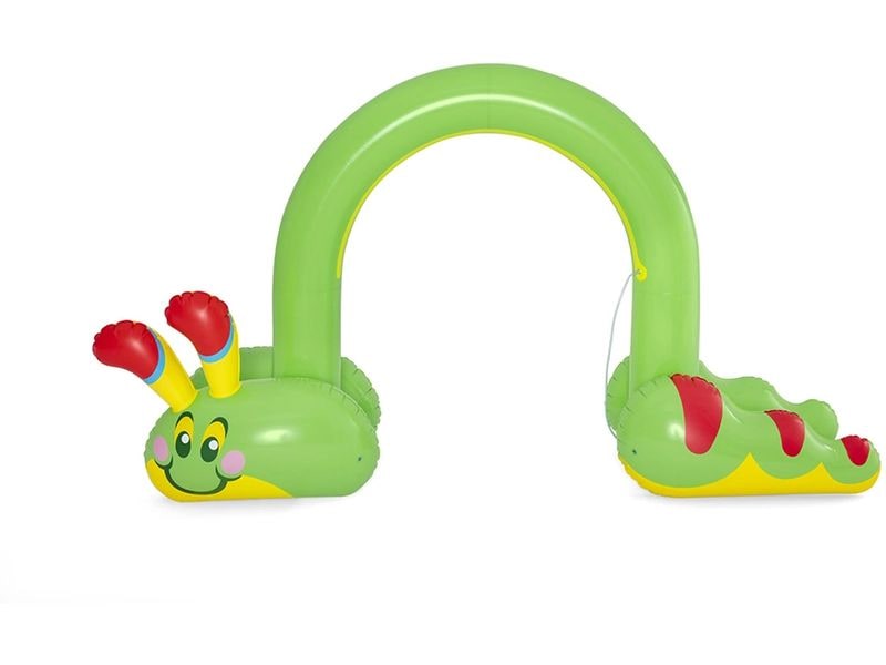 Bestway Jumbo Caterpillar Sprinkler 338 x 110 x 188 cm Wassersprinklerbogen zum Hindurchlaufen