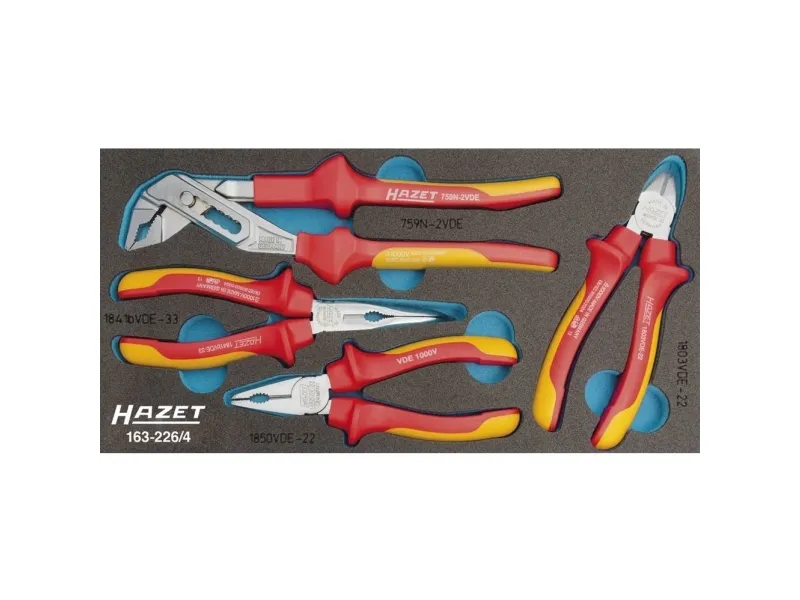 Hazet 163-226/4 Tangsæt VDE 4 dele