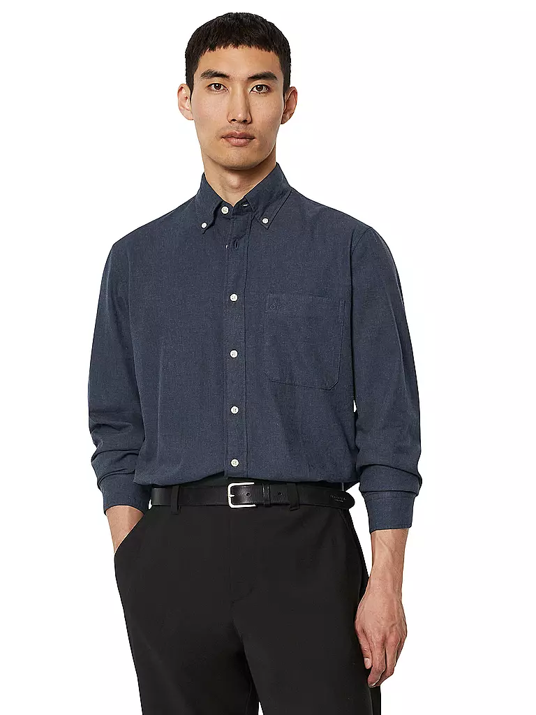 MARC O'POLO Hemd blau