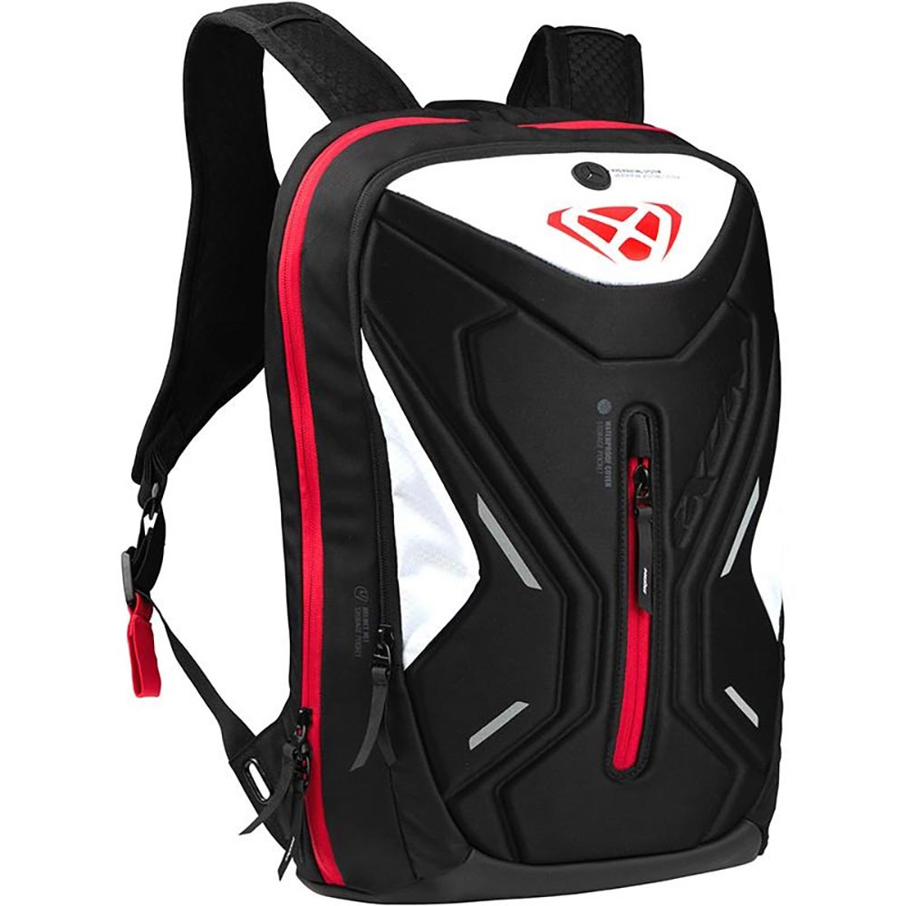 Ixon - Sac à dos R-Laser 25 Noir / Blanc / Rouge