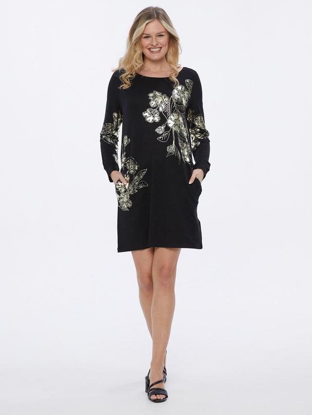 Shirtkleid mit Floralprint
