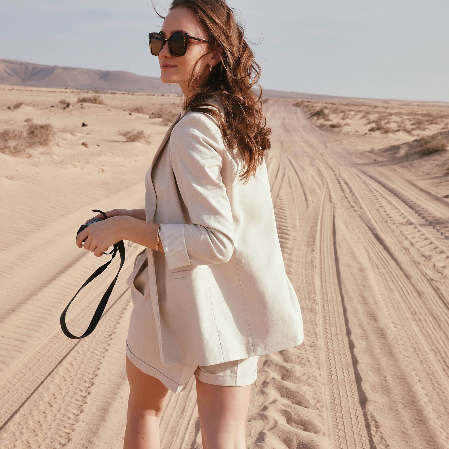 Blazer coupe droite femme