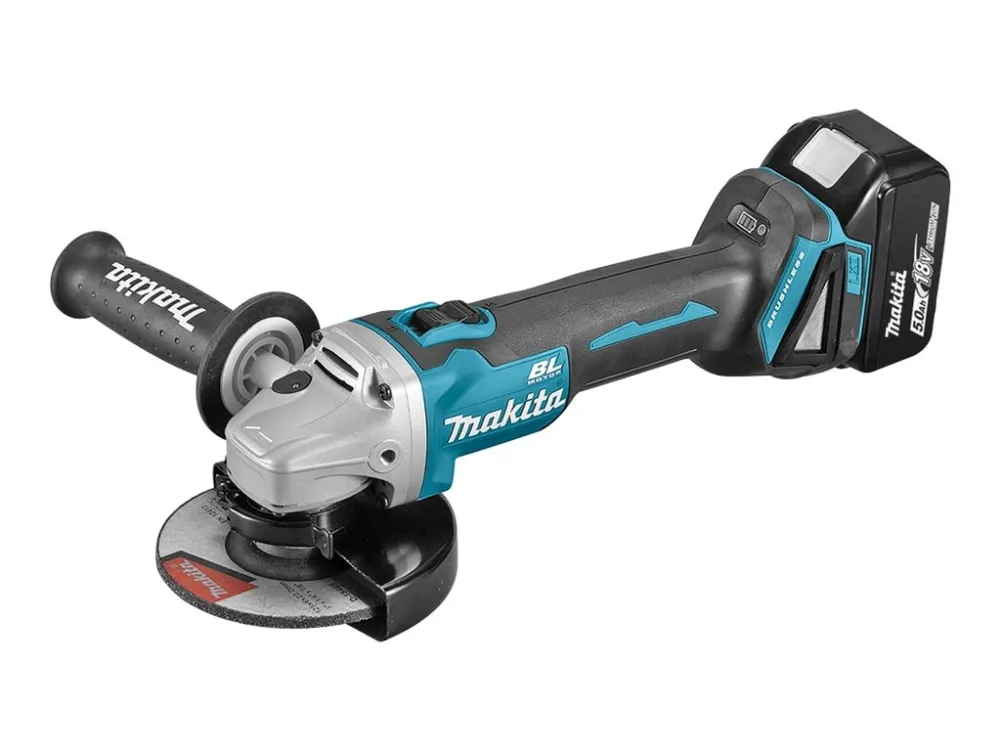 Makita DGA506RTJ - Vinkelkværn - 125 mm - 2 batterier - 18 V