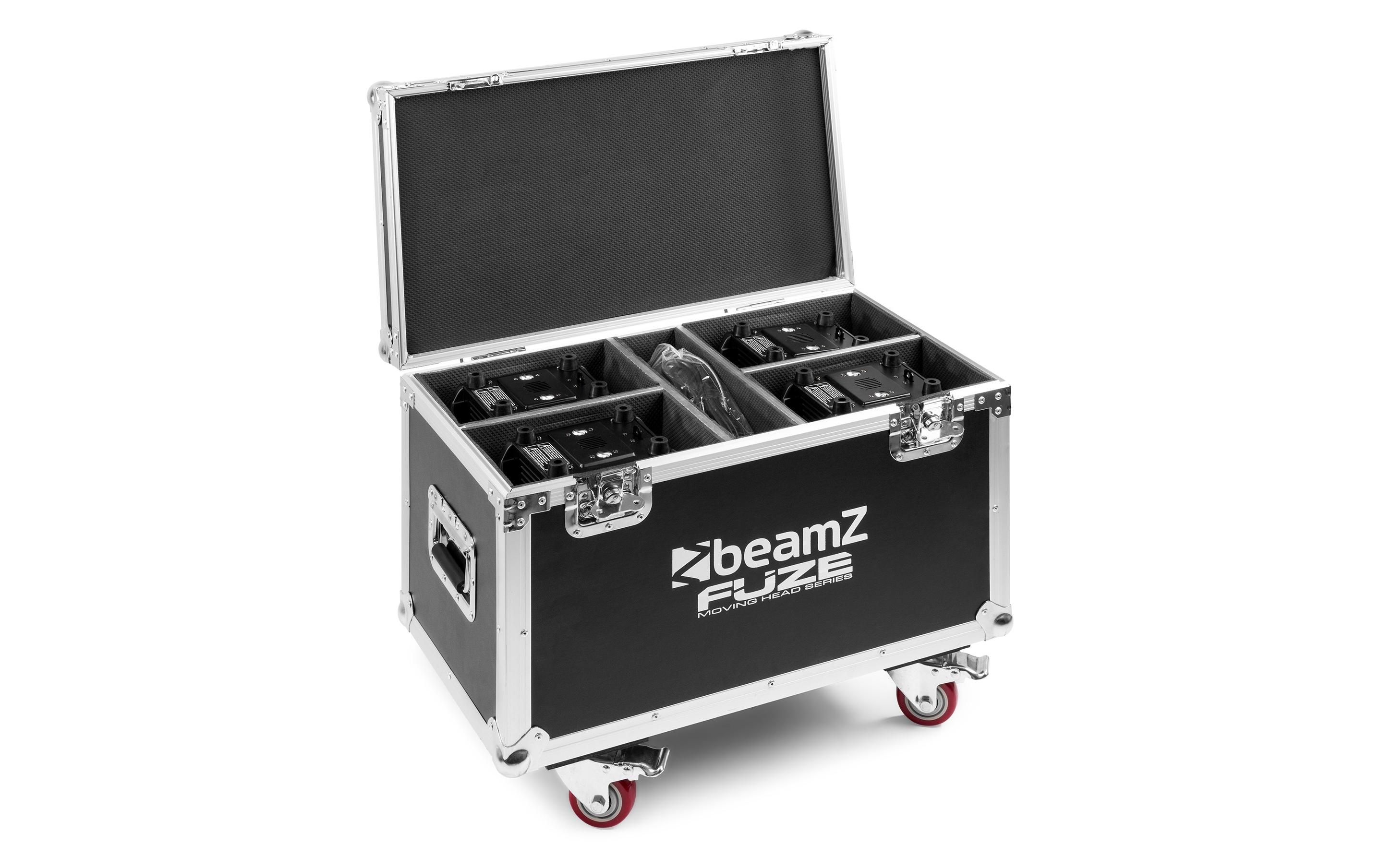 Flightcase FCFZ4<br>Flightcase für 4 Stück Moving Heads der Fuze-Serie