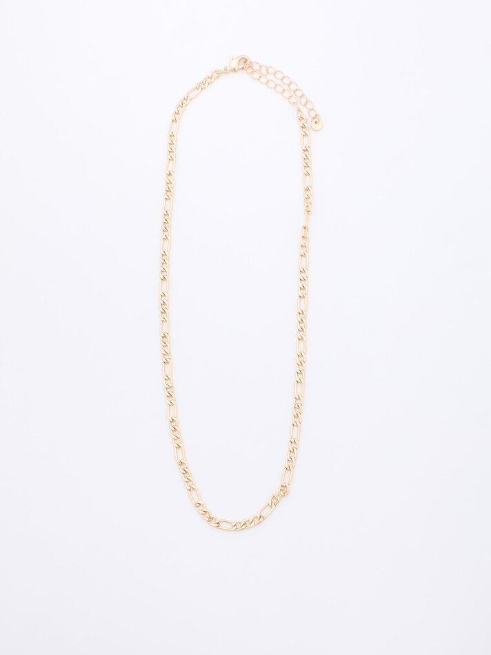 Conjunto de gargantilha e colar - Dourado