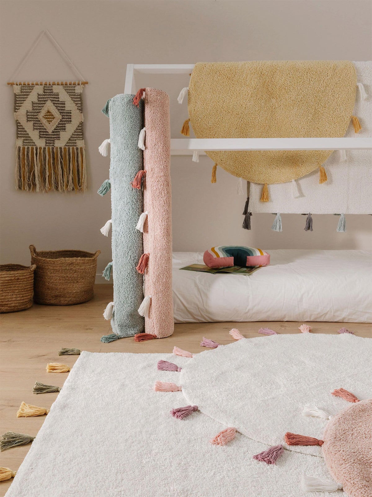 benuta LYTTE Kinderteppich MALU 150 x 220 cm rosa