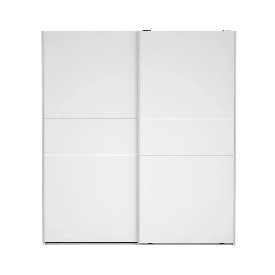 Hioshop Como schuifdeurkast 2 deuren 180x200cm wit