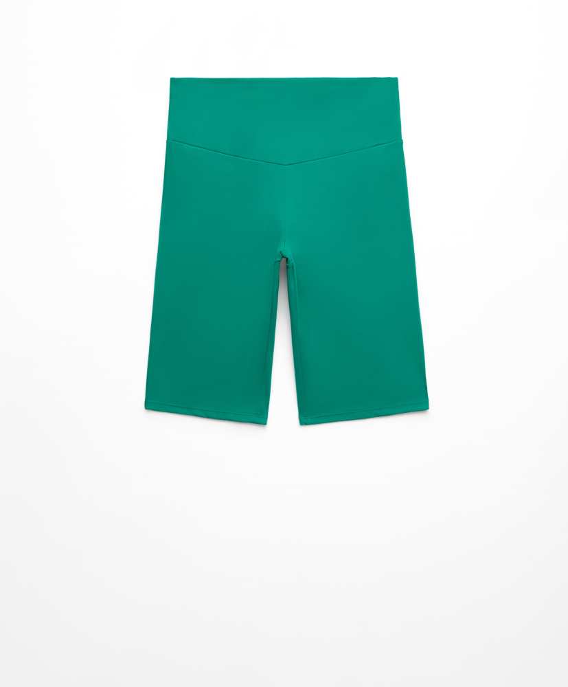 Calça legging de ciclismo Comfortlux de cintura alta, 25 cm