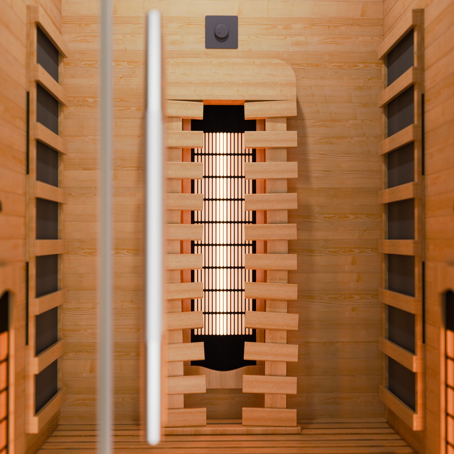 Artsauna Infrarotkabine Kiruna90 Premium Dual Technologie - Vollspektrumstrahler & Flächenstrahler