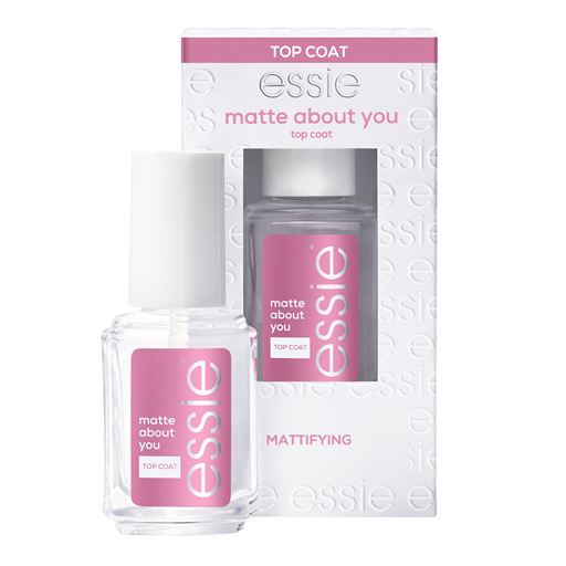 Essie Matte About You Top Coat, Transparent