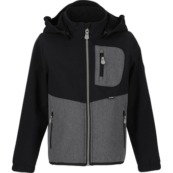 ZigZag Tarzan W-PRO 8000 Softshelljacke Black Kinder