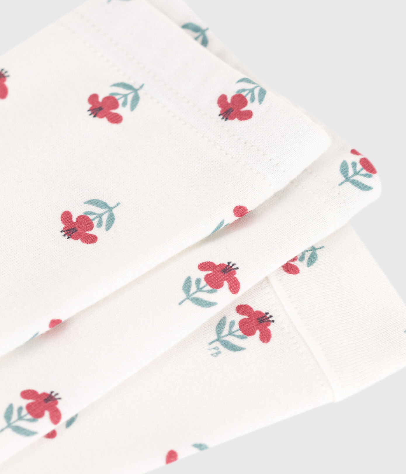 Legging bébé en coton imprimé fleuri