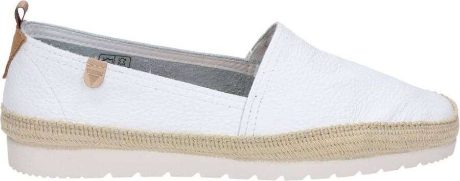 VERBENAS Espadrilles Dames Noa Maat: 42 Materiaal: Leer Kleur: Wit