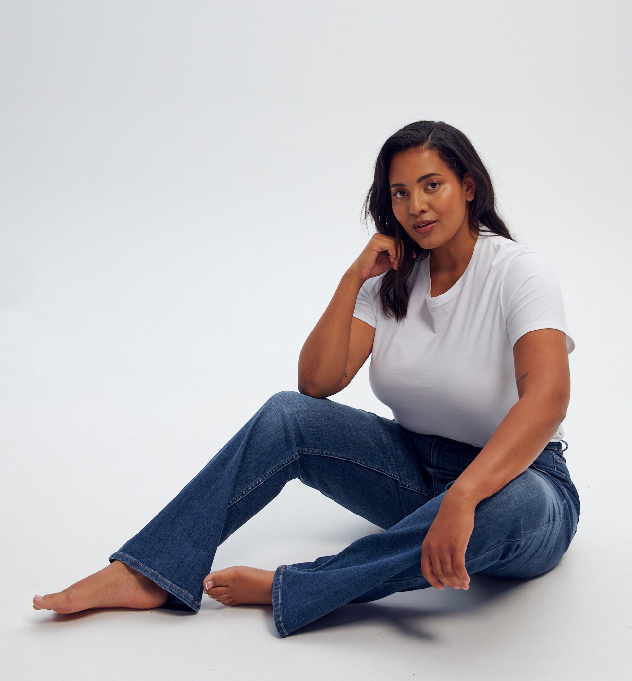 Jean flare Femme EUGENE - Jean moyen