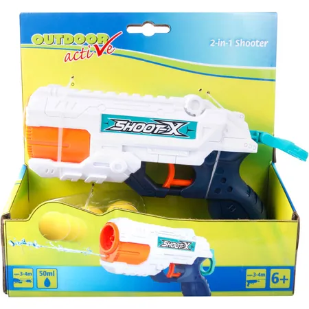 Outdoor active 2 in 1 Shooter, inklusive 3 Bälle