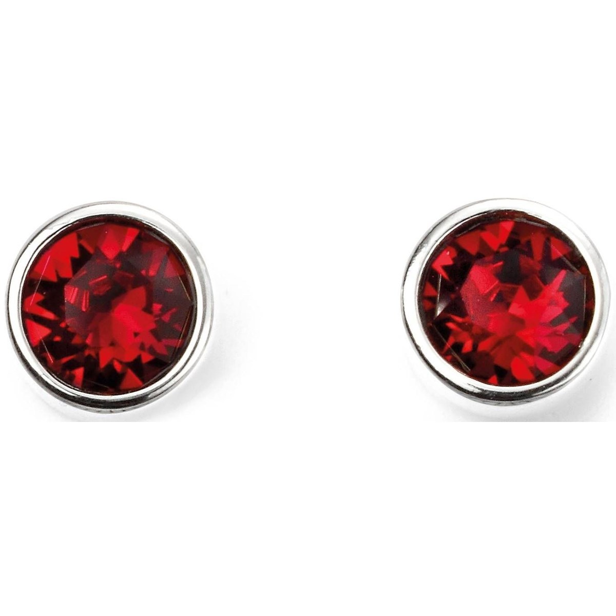 Boucle d'oreille pierre de juillet en argent 925/1000