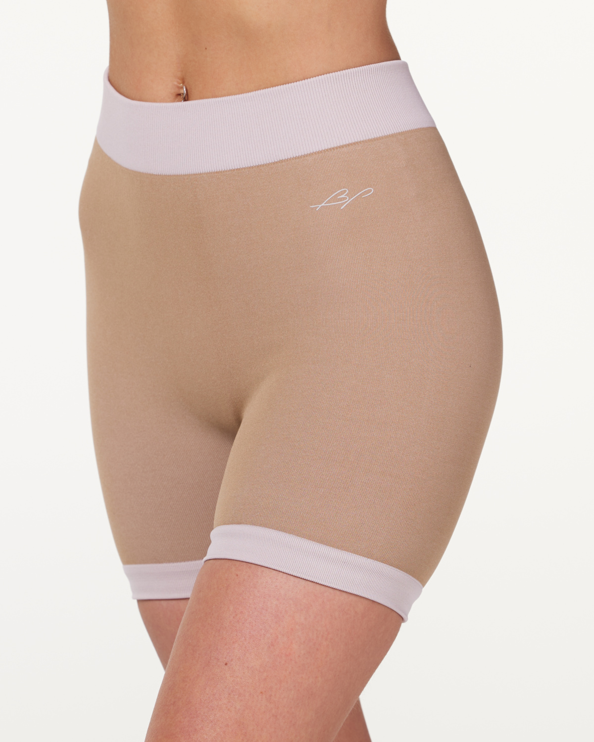 Bumpro Downtown Seamless Shorts Beige Cream