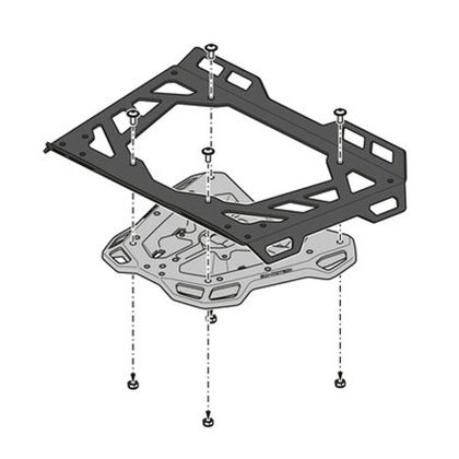 Porte Bagage SW-MOTECH STREET RACK - Noir