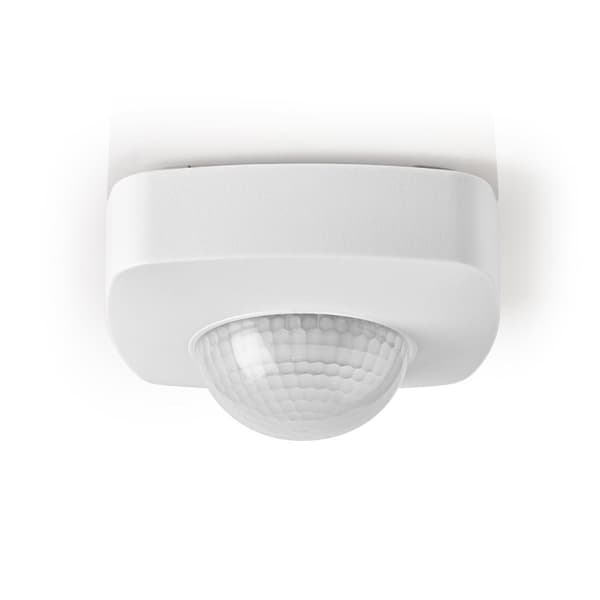 Nedis Bevegelsessensor | Innendørs og Utendørs | 3-Wire | Type F (CEE 7/7) | 360 ° | 5 - 300 W | 300 W | 1200 W | 3 - 2000 Lux | Sensorteknologi: PIR