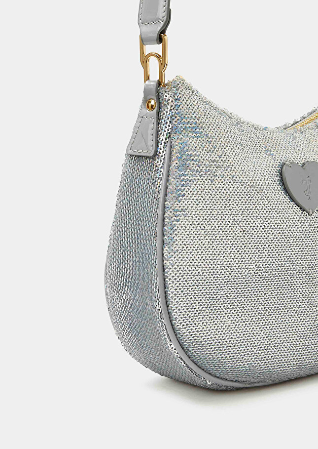 Sac Selbyargenté à sequins
