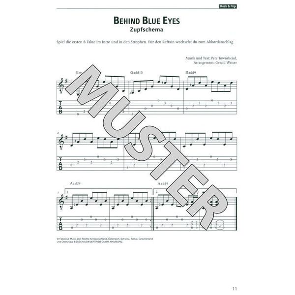 Schott Rock & Pop Gitarren-Songbook