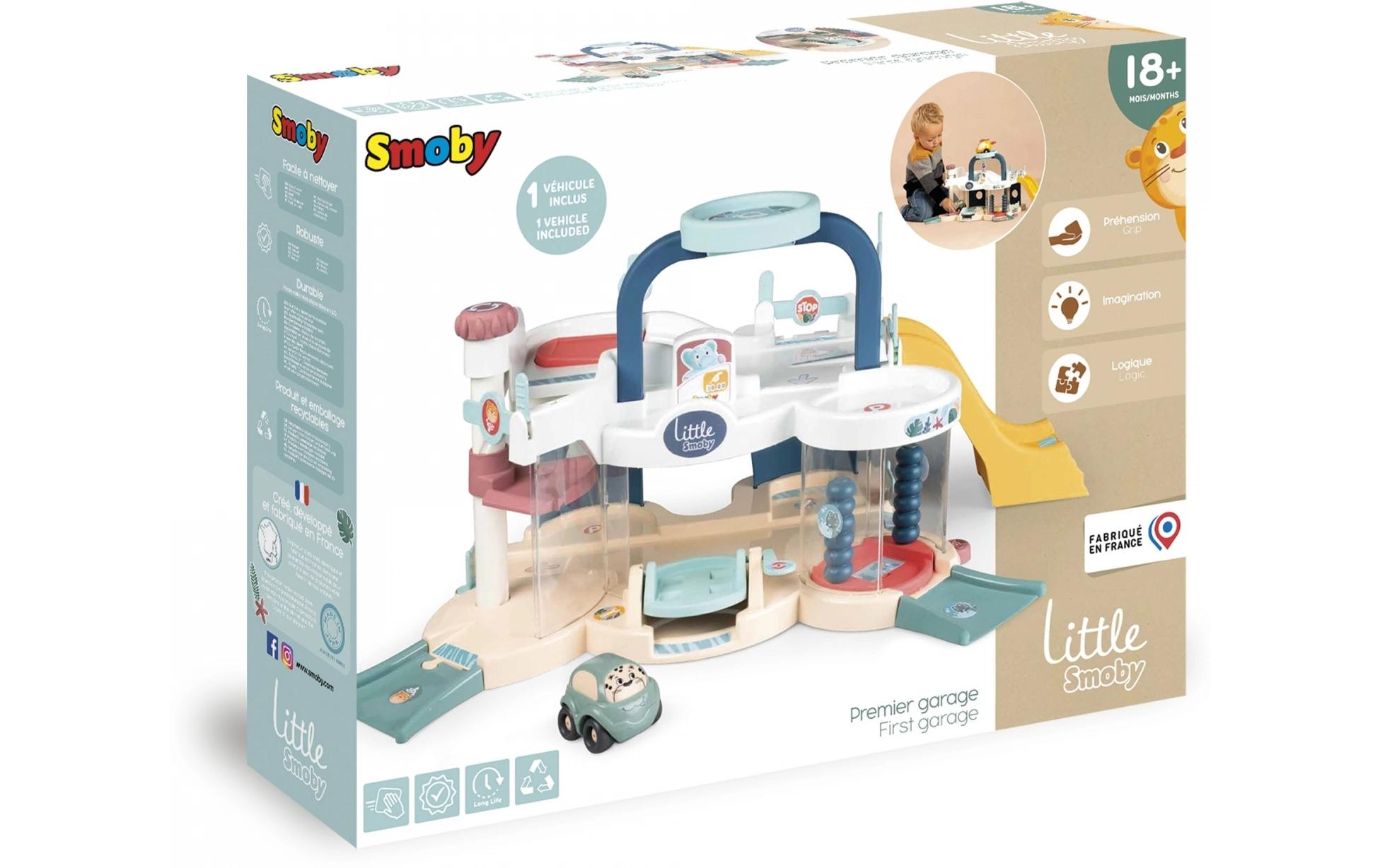 Parkgarage First GarageSpielset für kleine Autofans lädt zum Entdecken und Erfahren ein