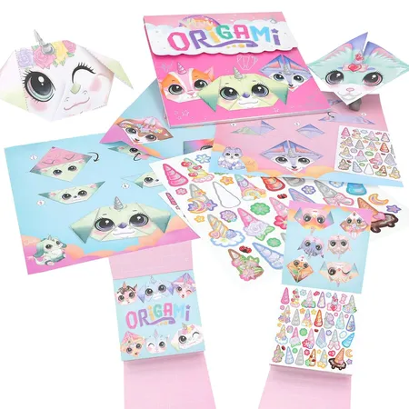 Depesche Ylvi & the Minimoomis ORIGAMI, 1 Packung, 3-Fach sortiert