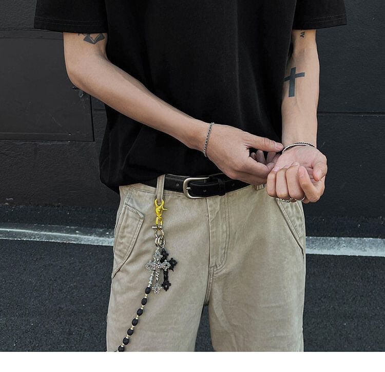 Freehop - T-shirt met korte mouwen en inkeping in de hals
